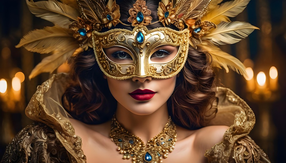 Ai Masked Ritual Download Ai Generated, Woman, Masquerade. Royalty-Free Stock ...