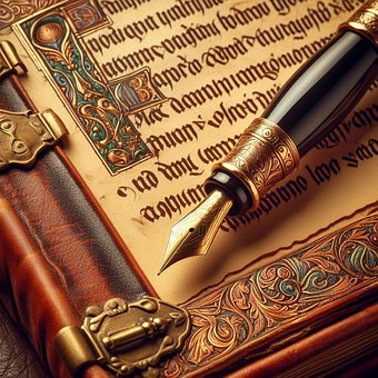 Ai Generado, Escribiendo, Libro, Carta