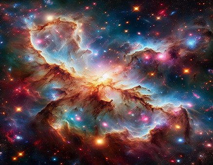 Ai Generado, Cosmos, Galaxia, Estrella