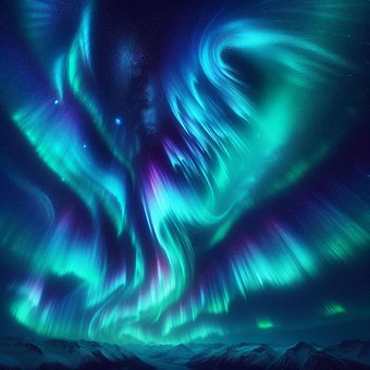 Ai Generado, Aurora Borealis, Aurora