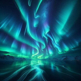 Ai Generado, Aurora Borealis, Aurora