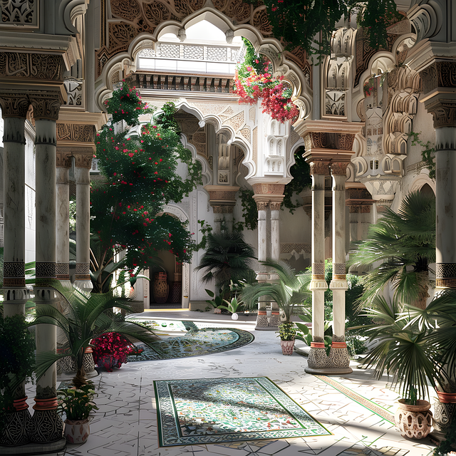 Download free HD stock image of Moorish Nature Free moorish nature spain illustration