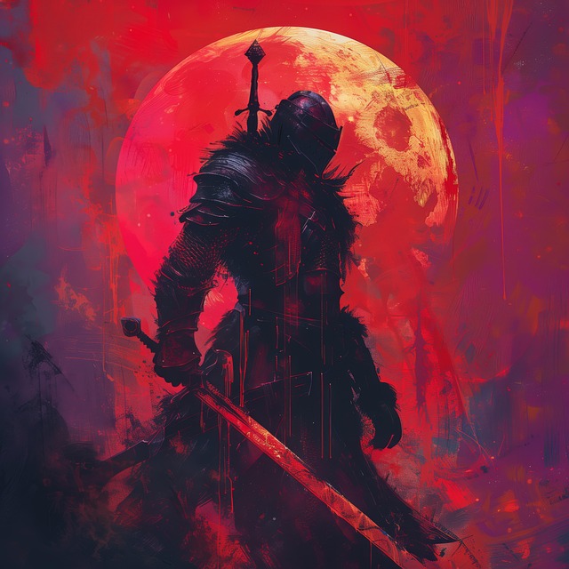 Free ai generated man warrior illustration