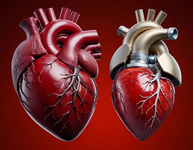 Free ai generated heart cardiac veins illustration
