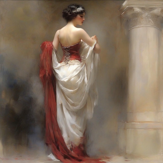 Download free HD stock image of Woman Roman Free woman roman column illustration