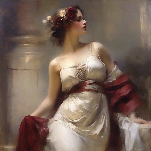 Free ancient woman old worlde illustration