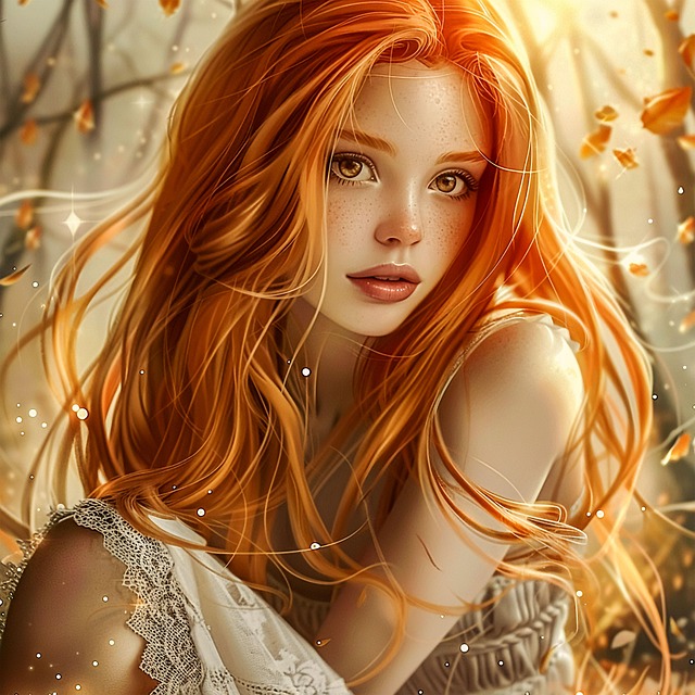 Free fantasy women girl illustration