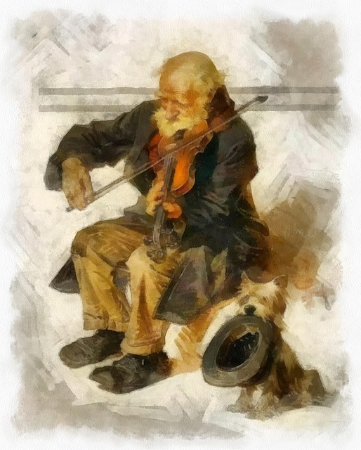 Скрипач, Музыкант, Художник