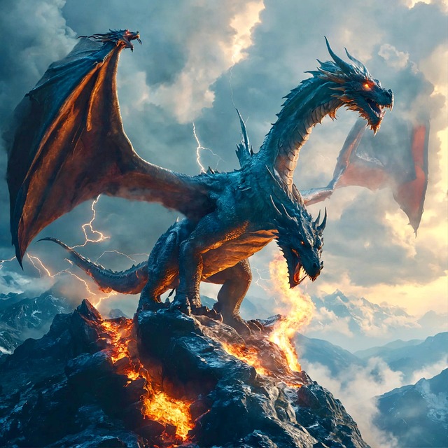 Free fire fiction dragon illustration