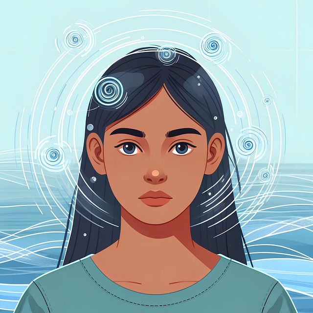 Free ai generated woman dizzy illustration