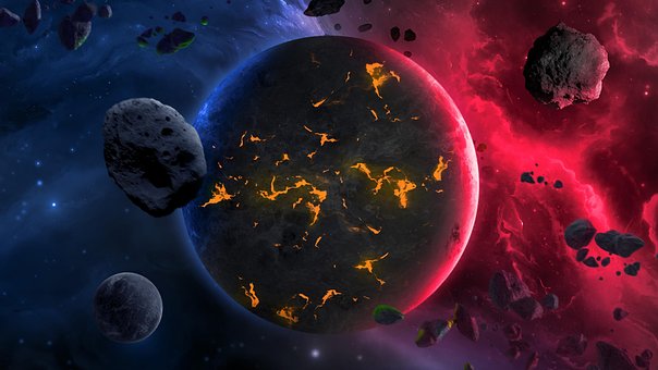 Espacio, Planeta, Galaxia, Universo