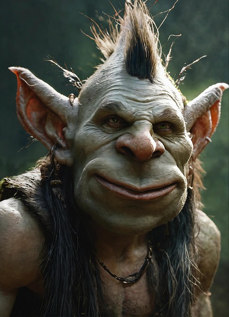 Free troll fantasy monster illustration