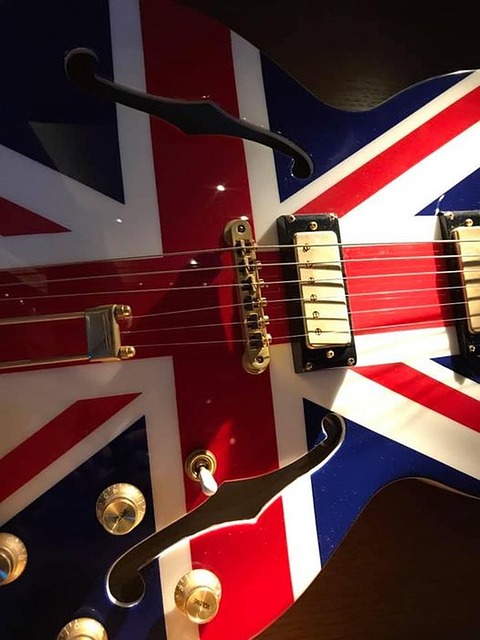 Gitar, Britpop, Manchester, England