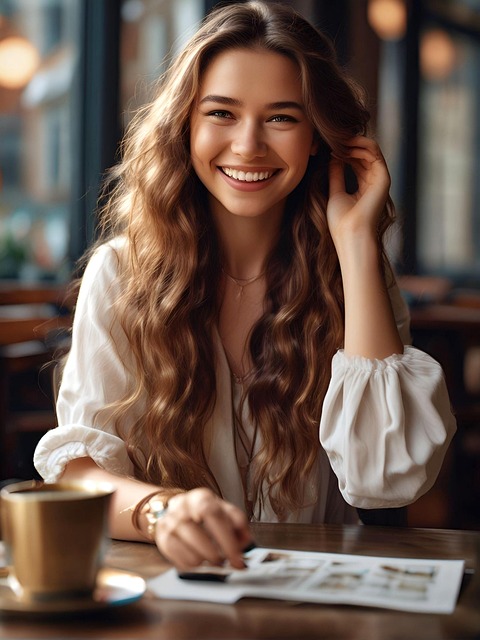 Free ai generated woman face illustration