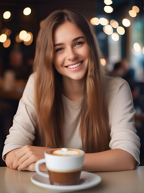 Free woman girl portrait illustration