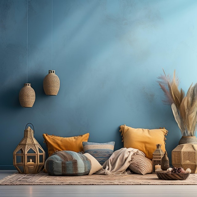 Free ai generated wall pillows illustration