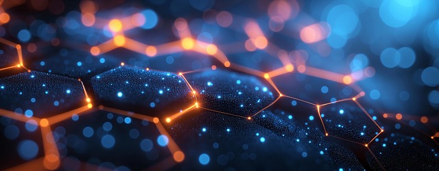 Free ai generated hexagon abstract illustration