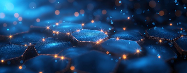 Free ai generated hexagon abstract illustration