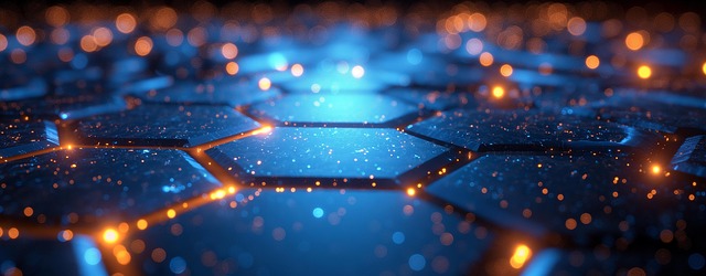 Free ai generated hexagon abstract illustration