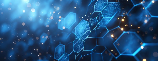 Free ai generated hexagon abstract illustration
