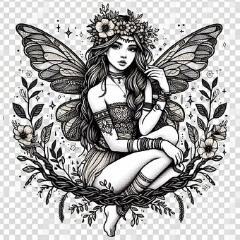 Free Fairy Fantasy Style illustration and picture