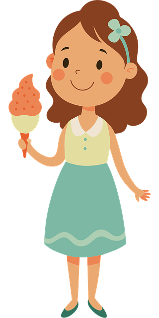 Ai Generado, Naturaleza, Niña, Helado