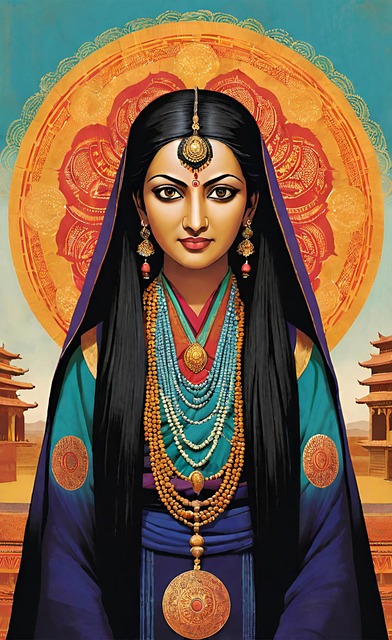 Free ai generated india shakti illustration