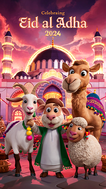 Free Eid Allah illustration and picture