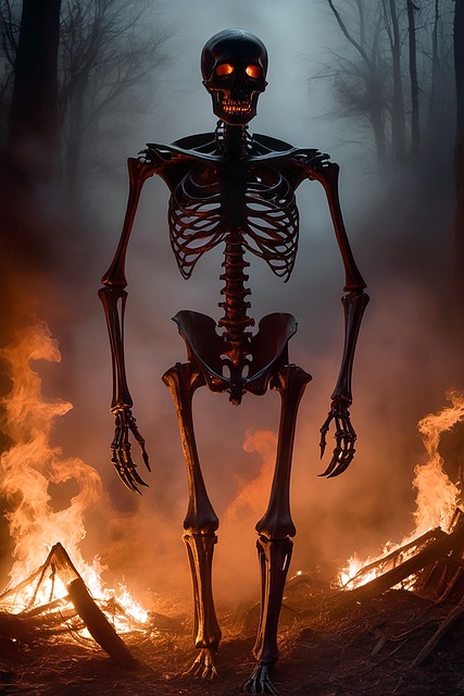 Free Creature Skeleton illustration and picture