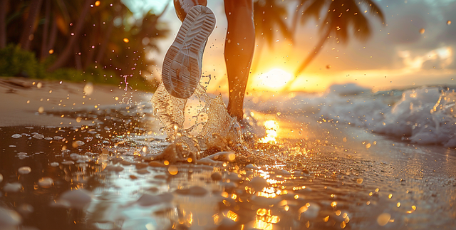 Free Running Runner illustration and picture