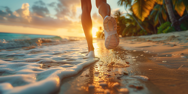 Free Running Runner illustration and picture