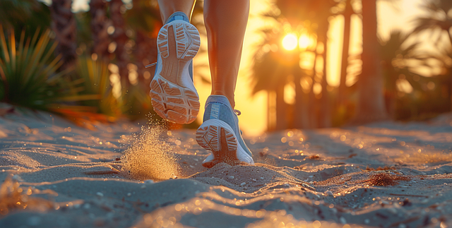 Free Running Runner illustration and picture
