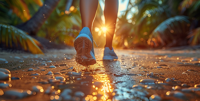 Free Running Runner illustration and picture
