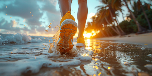 Free Running Runner illustration and picture