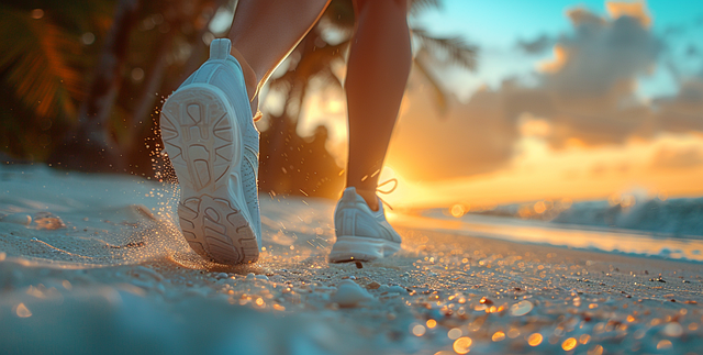 Free Running Runner illustration and picture