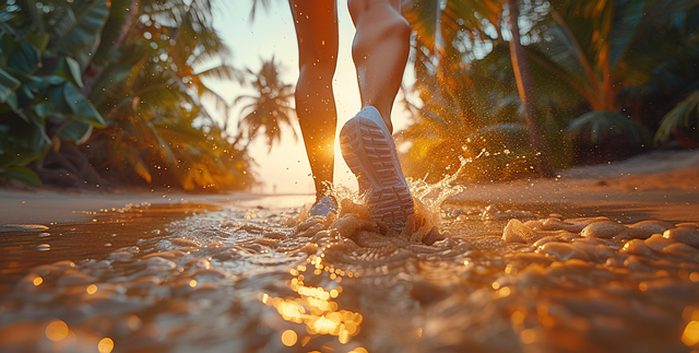 Free Running Runner illustration and picture