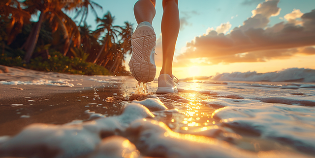 Free Running Runner illustration and picture
