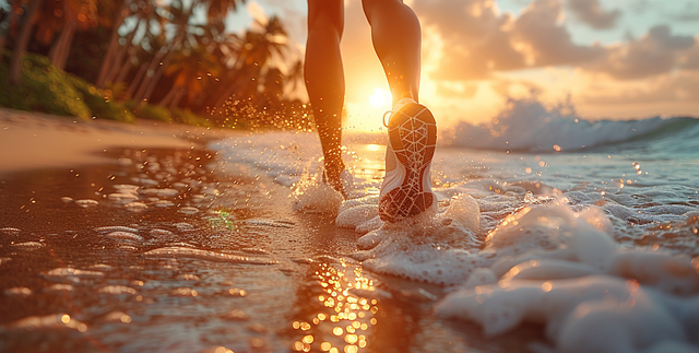 Free Running Runner illustration and picture
