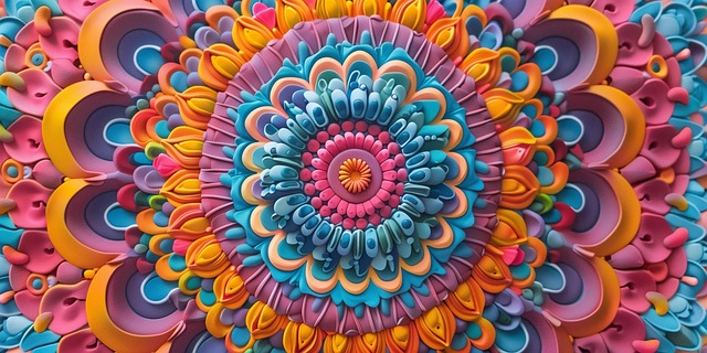 Mandala, Multicolor, Naturaleza, Resumen