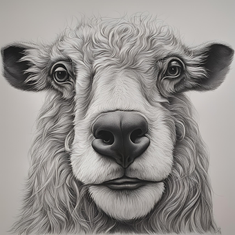 Free Ai Generated Sheep illustration and picture