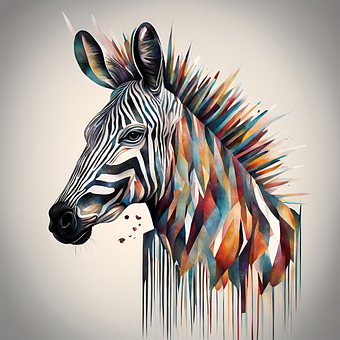 Free Animal Zebra illustration and picture