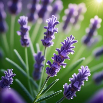 Blumen, Lavendel, Blüte, Feld, Blüht