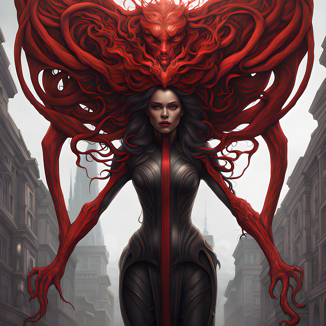 Free demon devil monster illustration