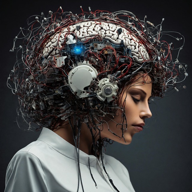 Free ai generated human brain illustration