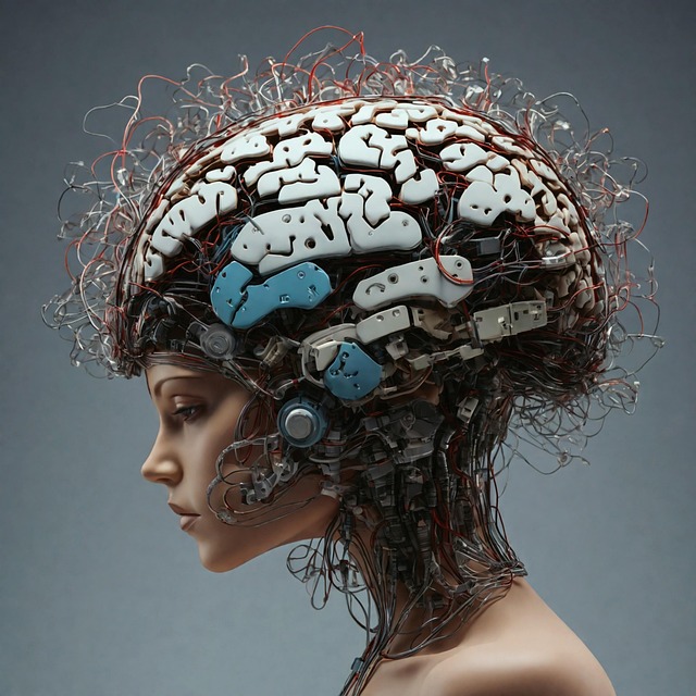 Free ai generated human brain illustration
