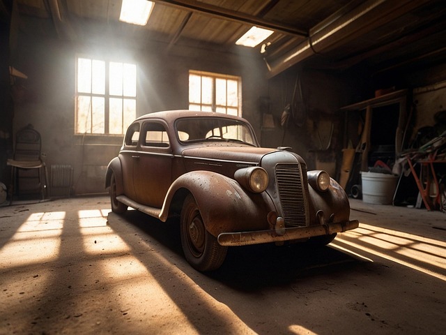 Free antique car vintage retro illustration