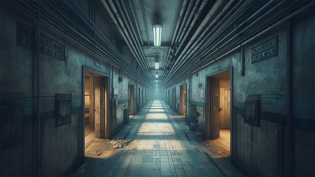Download free HD stock image of Hallway Architecture Free hallway architecture corridor illustration