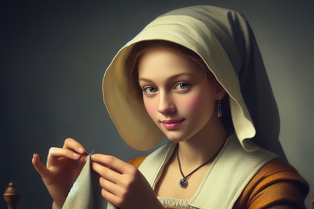 Free woman young woman portrait illustration