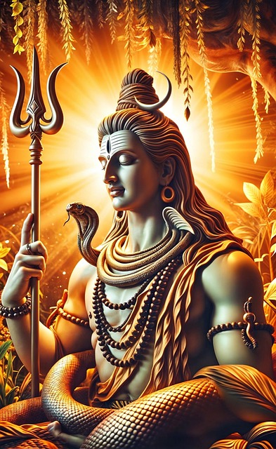 Free ai generated shiva mahadeva illustration