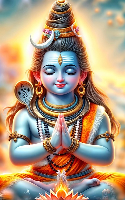 Free ai generated shiva mahadeva illustration